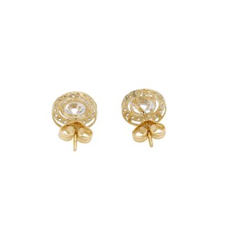 049-04-00230 Pendientes Oro 18K Circonitas