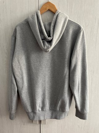 Sudadera Adidas gris con cremallera