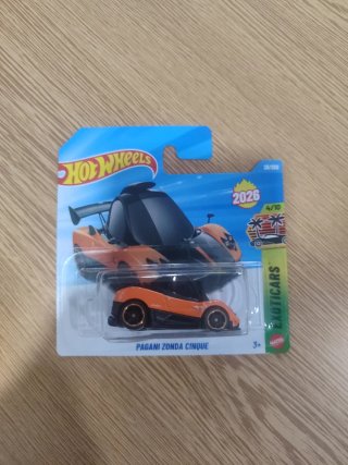 Hot Wheels Pagani Zonda Cinque Naranja