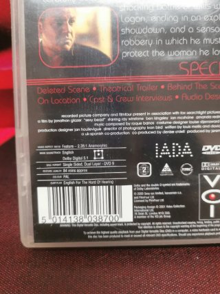 DVD Sexy Beast (Crimen, Thriller)