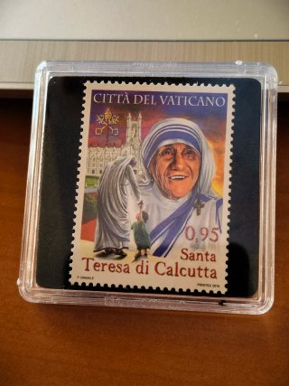 Sello Vaticano Santa Teresa de Calcuta
