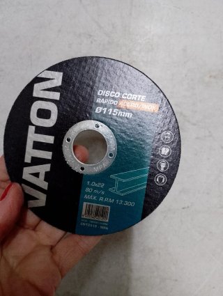 50 discos de corte metal 115mm