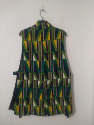 Chaleco Zara estampado geométrico