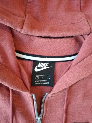Sudadera Nike Cremallera Completa - Color Granate