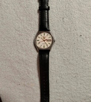 Reloj Seiko Automático Plata/Blanco