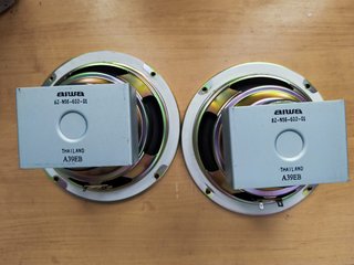 2 Subwoofers Aiwa 6.5 pulgadas