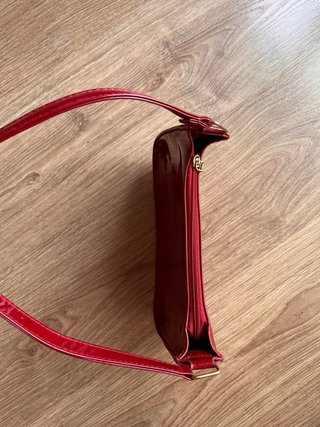Bolso rojo charol Shein
