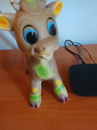 Muñeco goma antiguo