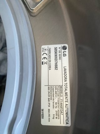 Lavadora LG Direct Drive 9kg