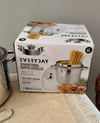 Pentola Spaghettiera Everyday 6L Acciaio Ino