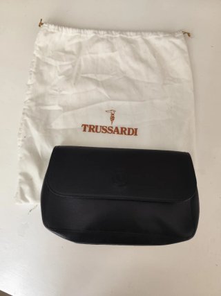 Pochette Trussardi Vintage Pelle Nera