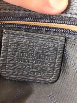 Pochette Trussardi Vintage Pelle Nera