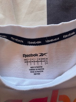 Camiseta Reebok Blanca Talla 9/10