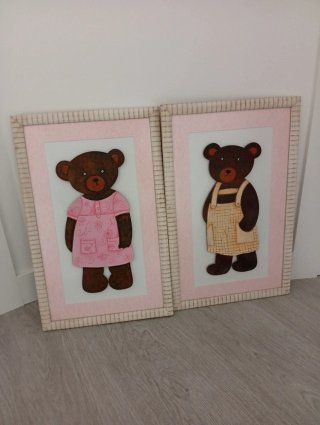 Cuadros de ositos infantiles