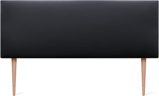 Cabecero polipiel negro cama 135cm