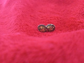 Pendientes Damasquinado Toledo Negros y Dorados