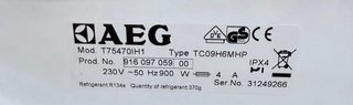 Secadora Aeg 7kg Condensación A+ - Envío