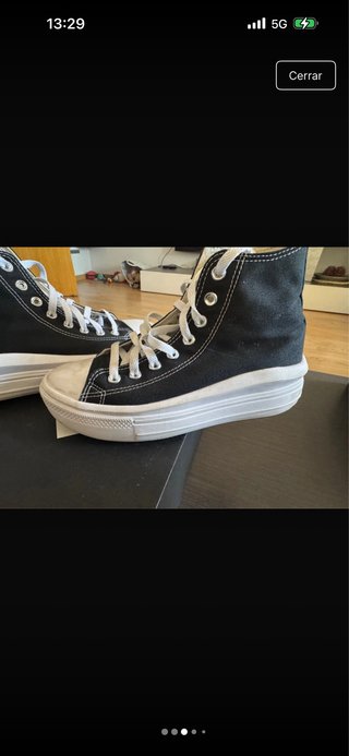 Zapatillas Converse plataforma negras