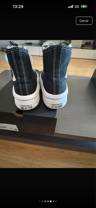 Zapatillas Converse plataforma negras