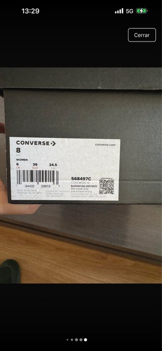 Zapatillas Converse plataforma negras