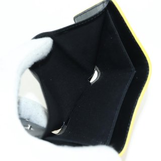 BALENCIAGA Paper Mini Wallet Trifold Leather