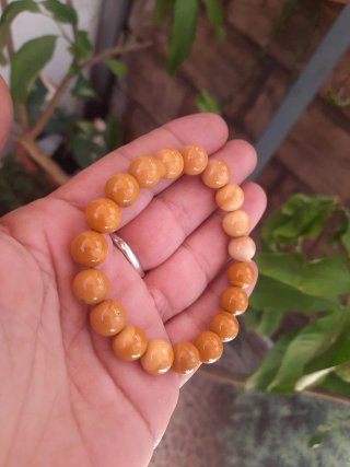 Pulsera de Mokaita y Aventurina