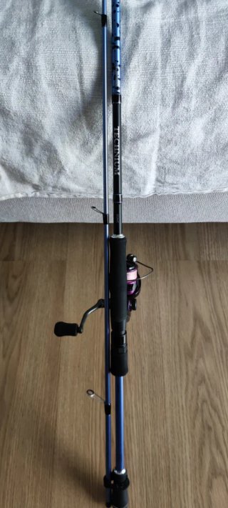 Caña Shimano Technium + Carrete Okuma