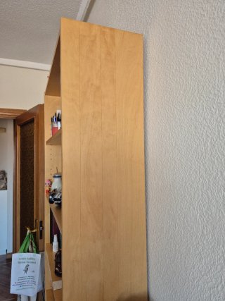 Estantería Ikea Billy 2m, color Abedul, dos metros