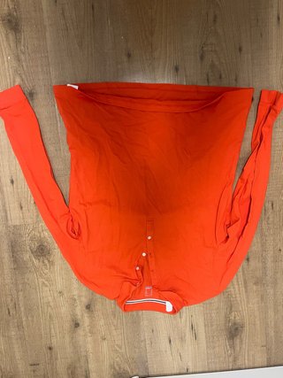 Polo manga larga Decathlon XL naranja