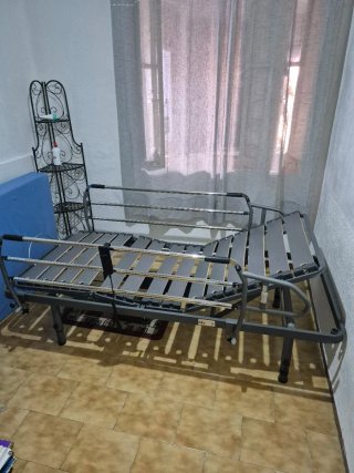 Cama ortopédica eléctrica 90cm + colchón