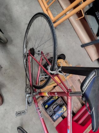 Bicicleta Retro Roja