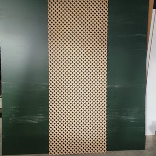 Celosía de madera para jardín de álamo