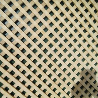 Celosía de madera para jardín de álamo