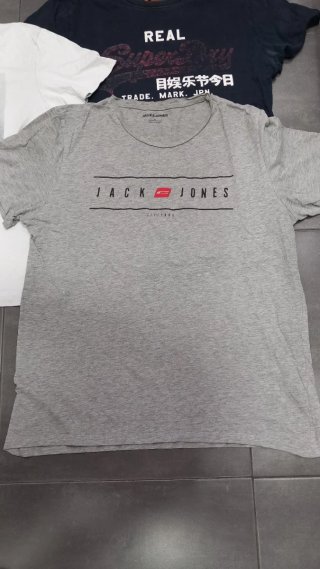 Lote 4 Camisetas Jack&Jones, Lonsdale, Superdry XL