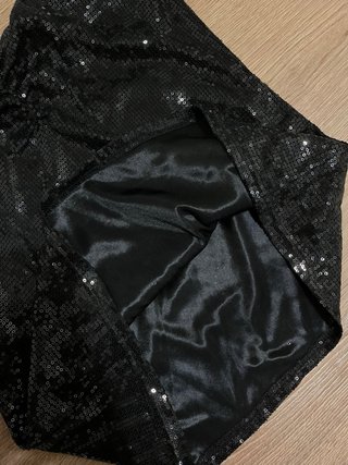 Top lentejuelas negro Pimkie