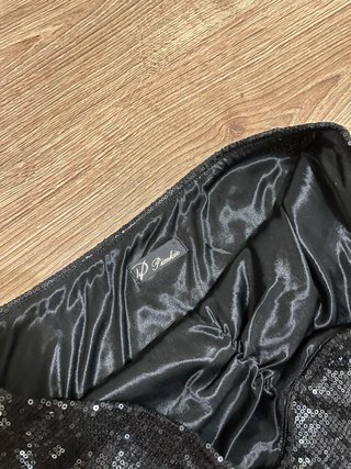 Top lentejuelas negro Pimkie