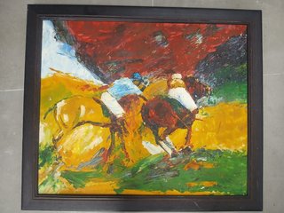 Pintura Original Partido de Polo