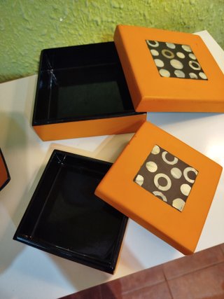 Conjunto decorativo nacar 4 pzas