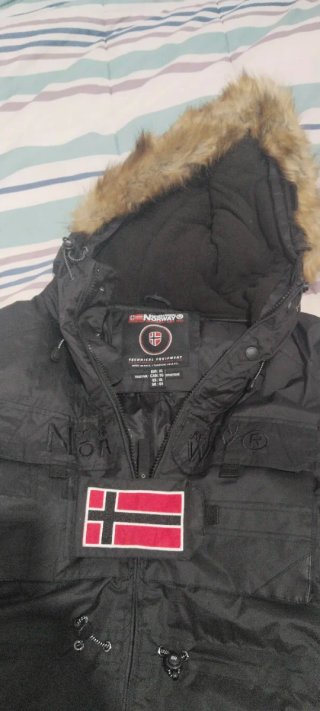 Chaqueta Geographical Norway Negra Talla XL