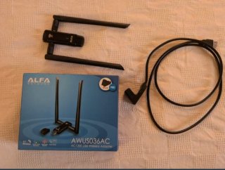 Adaptador WiFi USB ALFA AWUS036AC AC1200