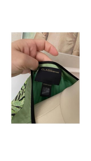 Abito Roberto Cavalli verde it 42 bellissimo