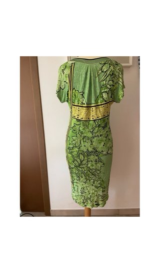 Abito Roberto Cavalli verde it 42 bellissimo