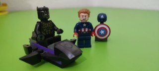 Lego Marvel Black Panther y Capitán América