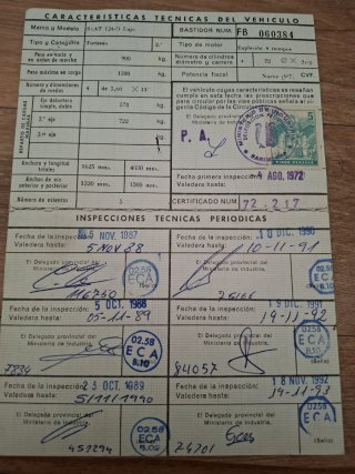 SEAT 124 1972