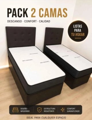 Pack 2 canapé 90x190 + colchón con Cabecero !!!!
