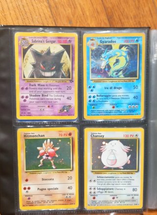 Carte pokemon set base leggi descrizione