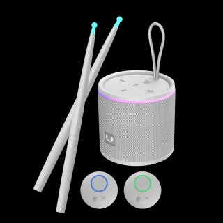 Batería Virtual Air Drums Fresh Rebel Blanca