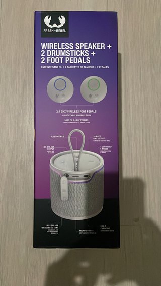 Batería Virtual Air Drums Fresh Rebel Blanca