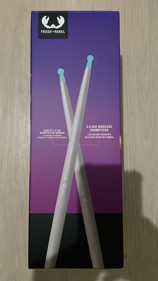 Batería Virtual Air Drums Fresh Rebel Blanca