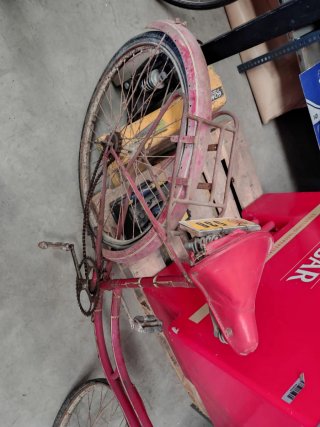 Bicicleta Retro Roja